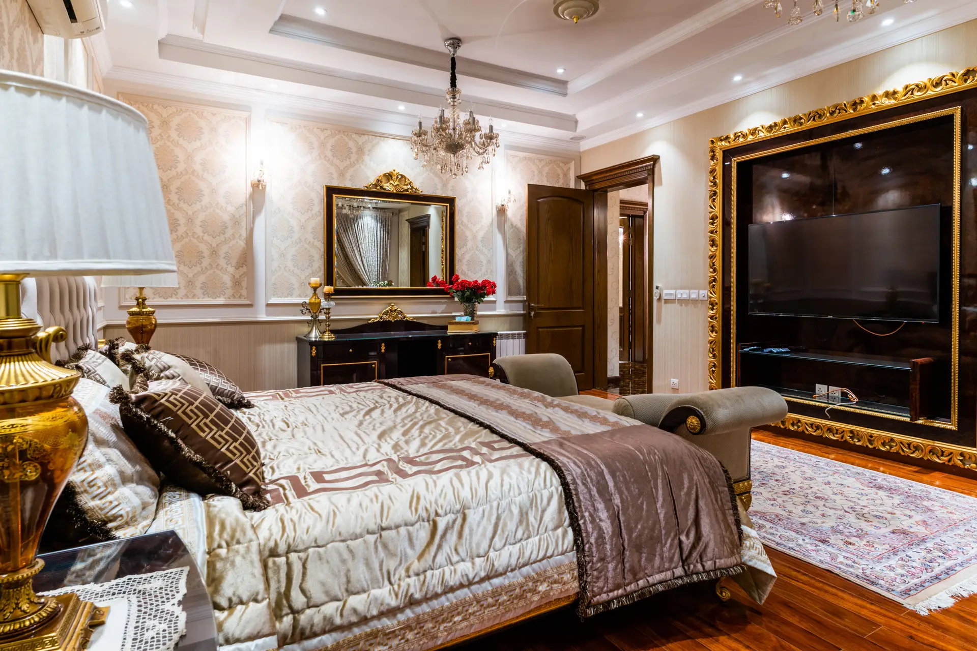 Deluxe Suite tágas háló- és pihenőtere