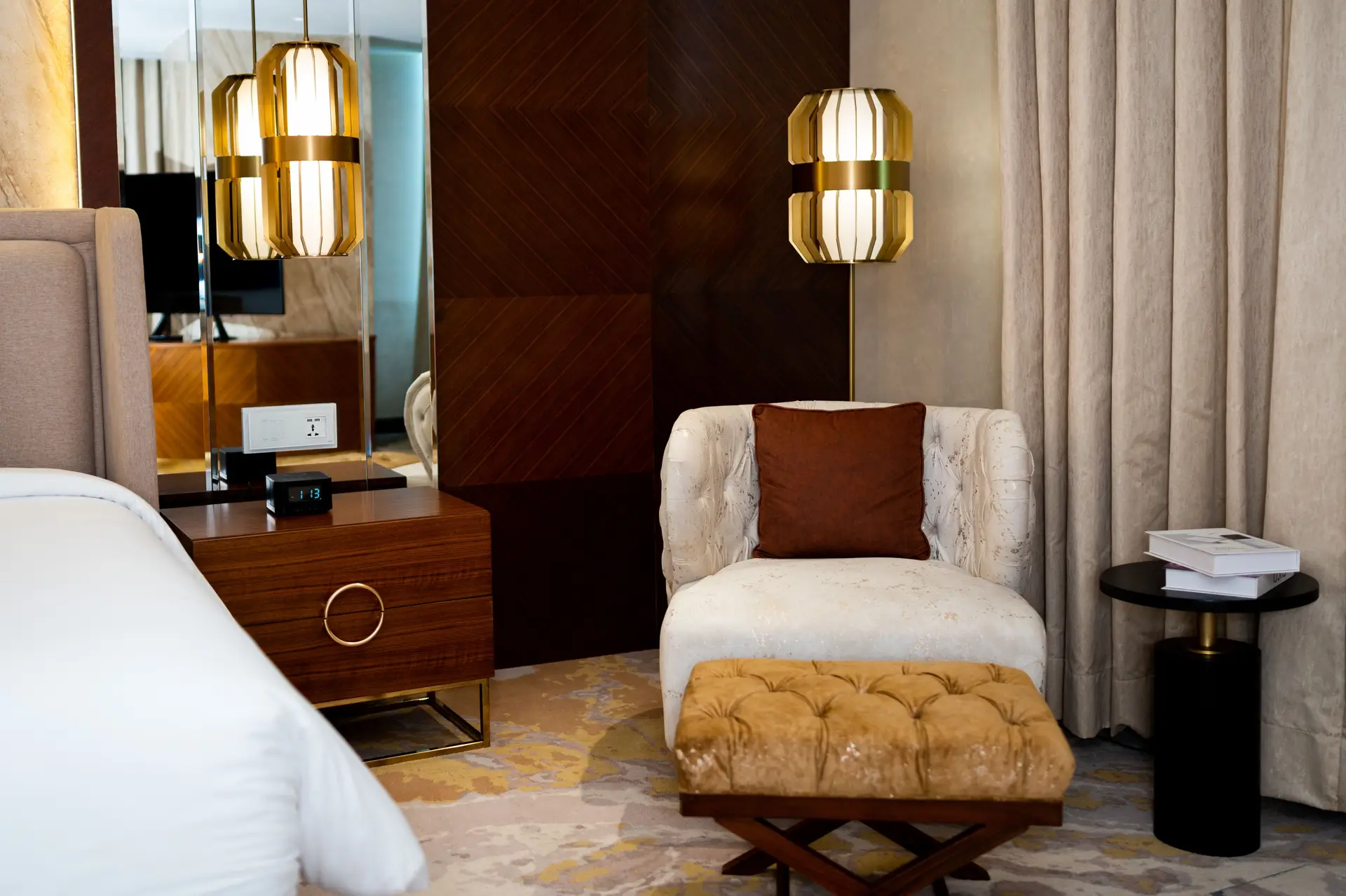 Executive Suite elegáns nappali és hálórész